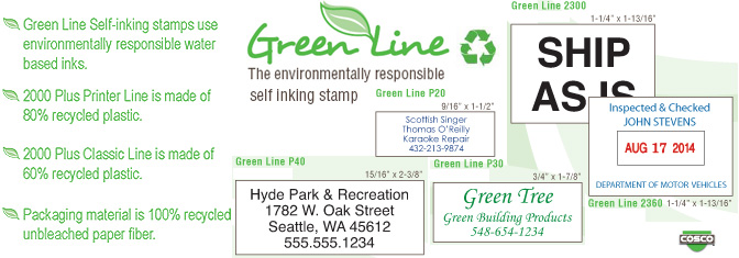 Green Line Stamps
